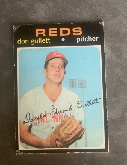 1971 Topps #124 Don Gullett — front