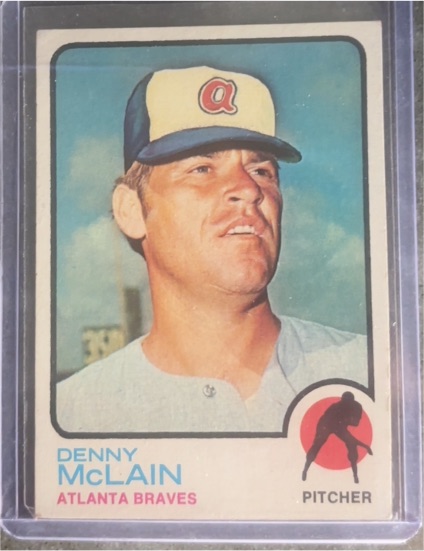 1973 Topps #630 Denny McLain Atlanta Braves — front