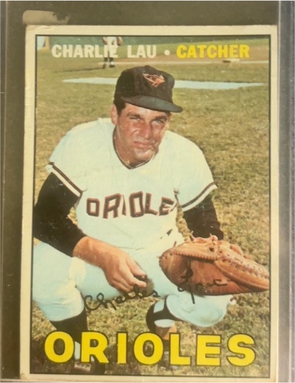 1967 Topps #329 Charlie Lau — front