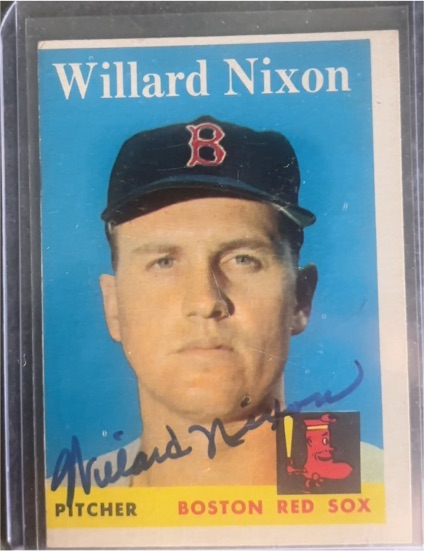 1958 Topps #395 Willard Nixon — front