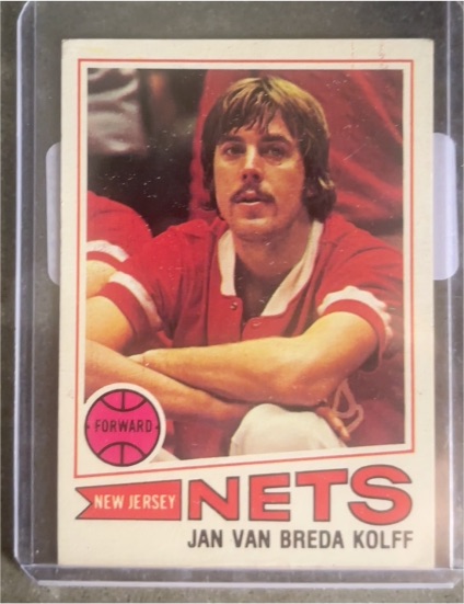 1977-78 Topps #109 Jan Van Breda Kolff — front