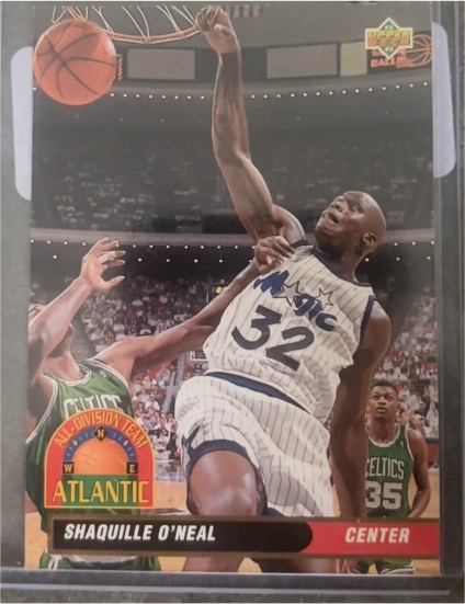 1992-93 Upper Deck All-Division Team #AD1 Shaquille O'Neal — front
