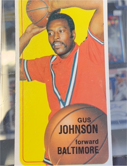1970-71 Topps #92 Gus Johnson — front