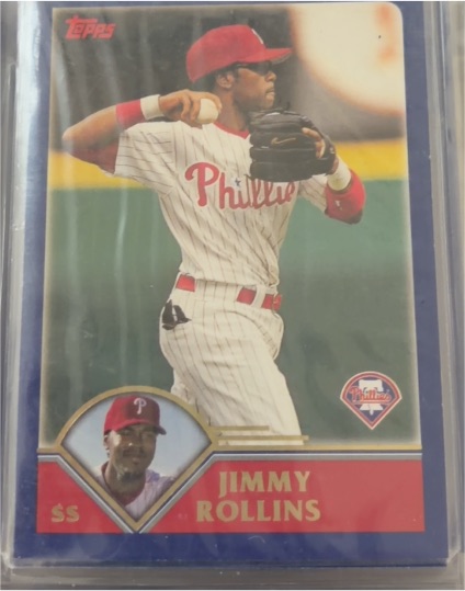 2003 Topps #3 Jimmy Rollins — front