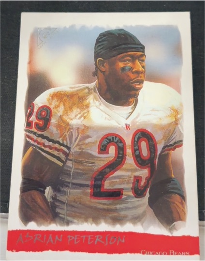 2002 Topps Gallery #186 Adrian Peterson Chicago Bears — front