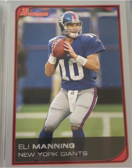 2006 Bowman #80 Eli Manning — front