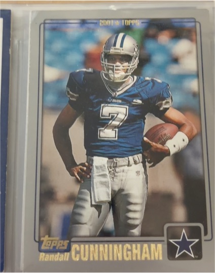 2001 Topps #114 Randall Cunningham — front