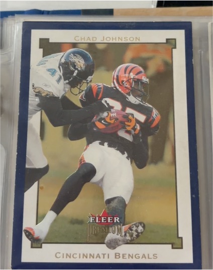2002 Fleer Premium #120 Chad Johnson — front