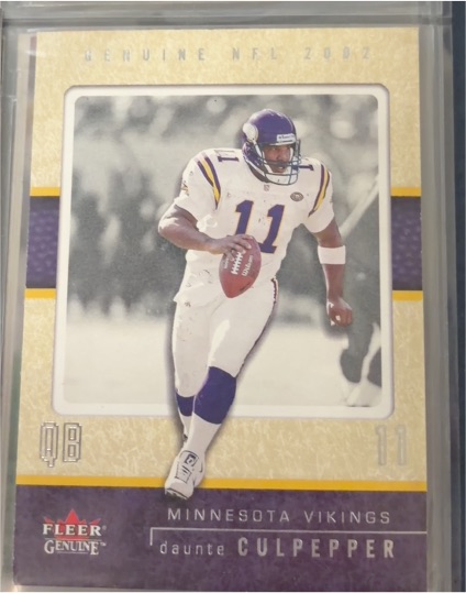 2002 Fleer Genuine #11 Daunte Culpepper — front