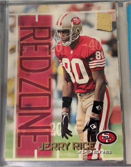 1994 Topps Stadium Club Red Zone #519 Jerry Rice — front