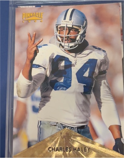 1996 Pinnacle #16 Charles Haley — front