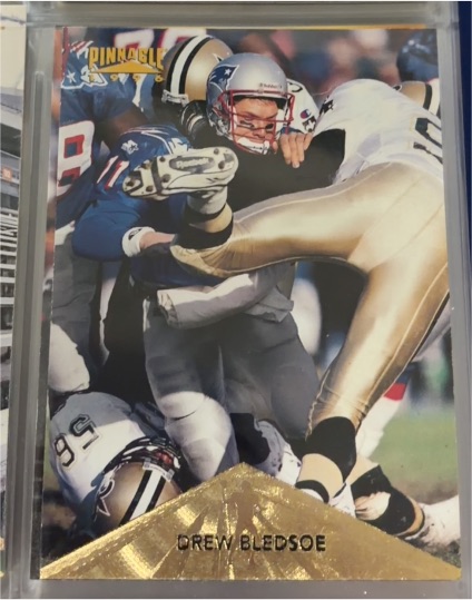 1996 Pinnacle #24 Drew Bledsoe — front