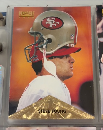 1996 Pinnacle #37 Steve Young — front