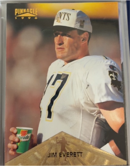 1996 Pinnacle #42 Jim Everett — front