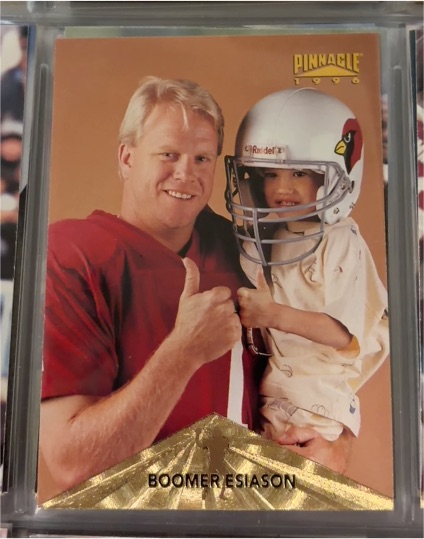 1996 Pinnacle #113 Boomer Esiason — front