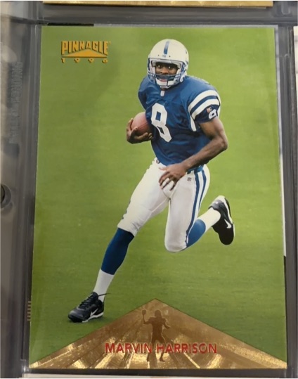1996 Pinnacle #166 Marvin Harrison — front