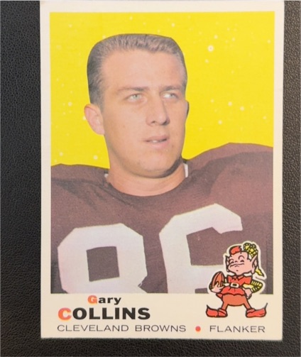 1969 Topps Football #234 Gary Collins — front