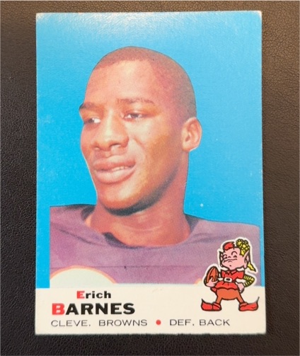 1969 Topps #4 Erich Barnes — front