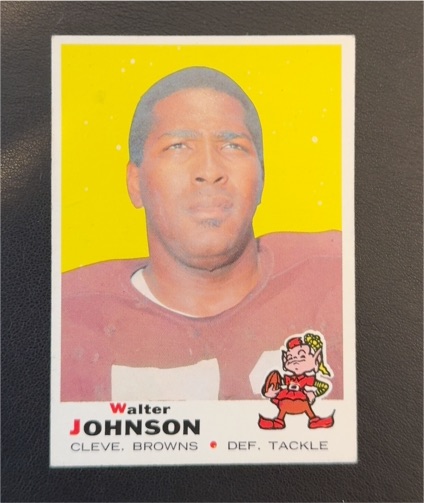 1969 Topps #165 Walter Johnson — front