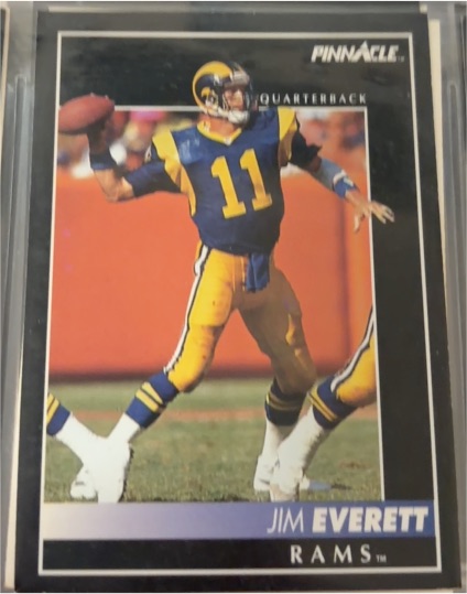 1992 Pinnacle #111 Jim Everett — front