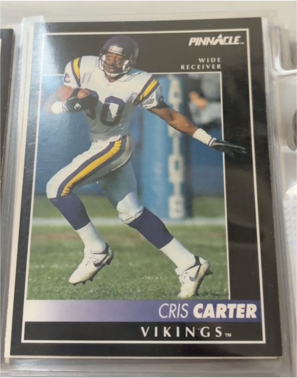 1992 Pinnacle #29 Cris Carter — front
