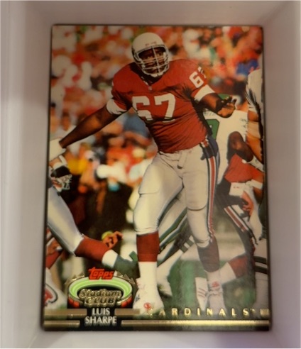 1992 Topps Stadium Club #47 Luis Sharpe — front