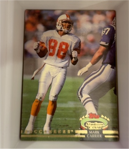 1992 Topps Stadium Club #114 Mark Carrier — front