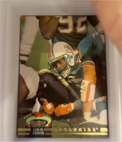 1992 Topps Stadium Club #143 Louis Oliver — front