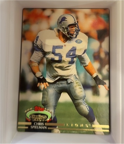 1992 Topps Stadium Club #175 Chris Spielman — front