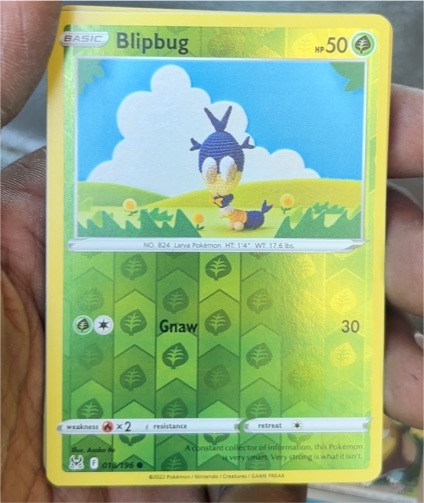 2022 Pokémon SWSH11: Lost Origin #018 Blipbug — front