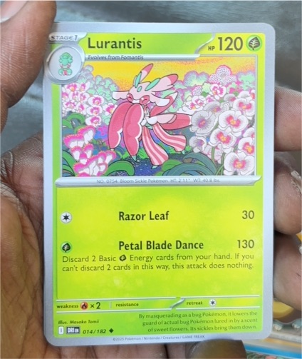 2025 Pokémon SV10: Destined Rivals #014 Lurantis — front