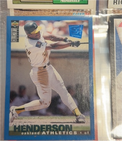 1995 Upper Deck Collector's Choice Special Edition #48 Rickey Henderson — front