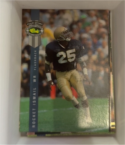 1992 Classic Four Sport Draft Pick Collection #310 Rocket Ismail — front