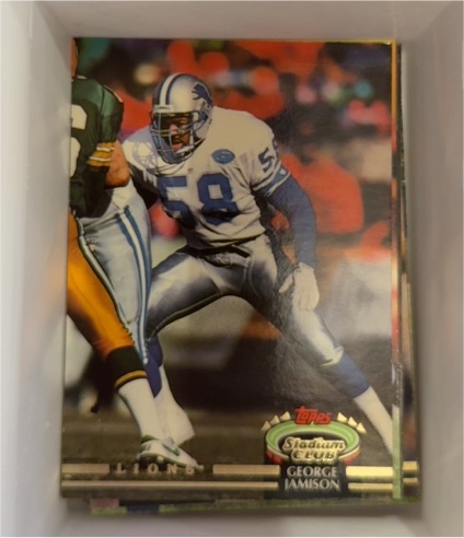 1992 Topps Stadium Club #264 George Jamison — front