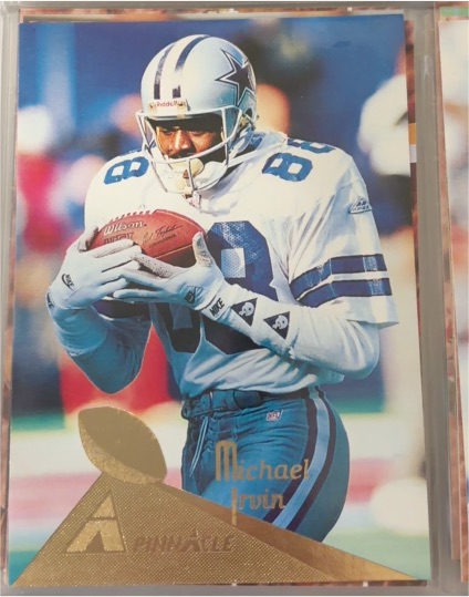 1994 Pinnacle #7 Michael Irvin — front