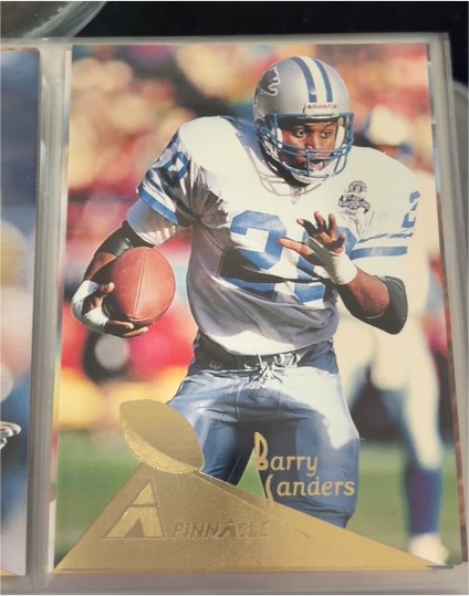 1994 Pinnacle #3 Barry Sanders — front