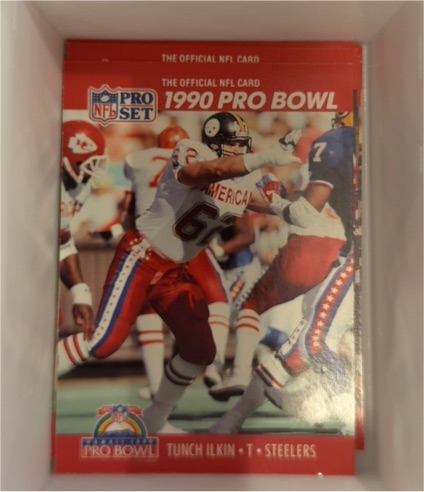 1990 Pro Set #346 Tunch Ilkin Pittsburgh Steelers 1990 Pro Bowl — front