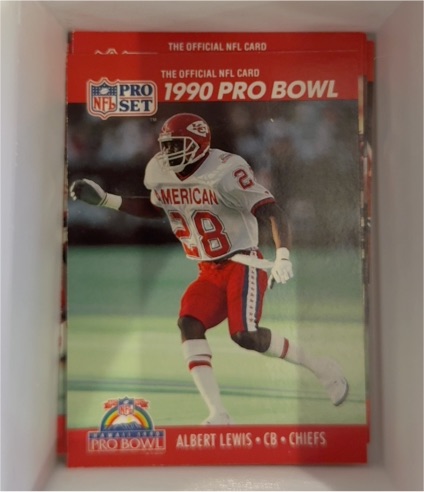 1990 Pro Set #350 Albert Lewis — front