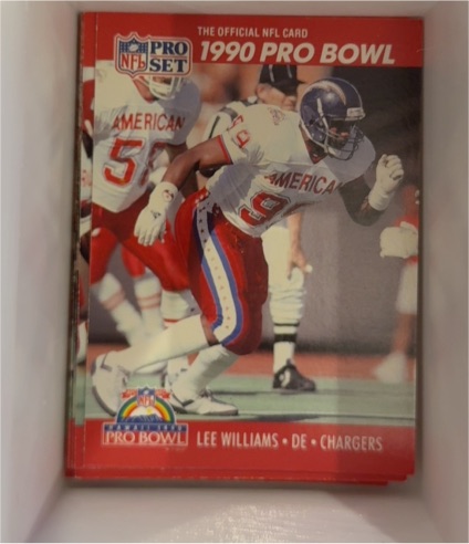 1990 Pro Set #376 Lee Williams San Diego Chargers — front