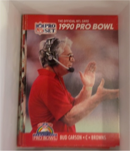1990 Pro Set #378 Bud Carson — front