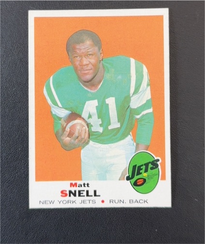 1969 Topps #193 Matt Snell — front