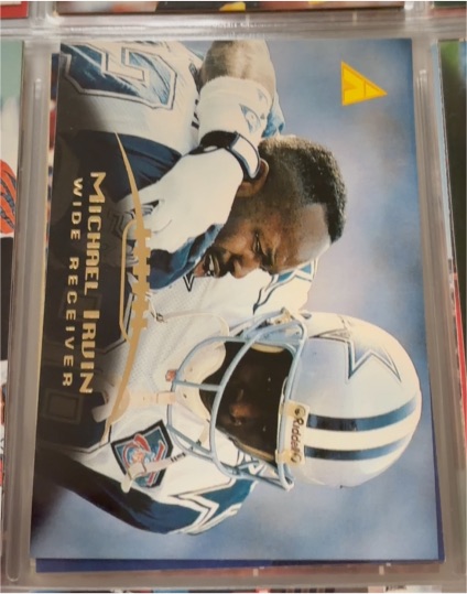 1995 Pinnacle #14 Michael Irvin — front