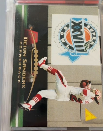 1995 Pinnacle #31 Deion Sanders — front