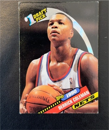 1990 Topps #10 Derrick Coleman — front