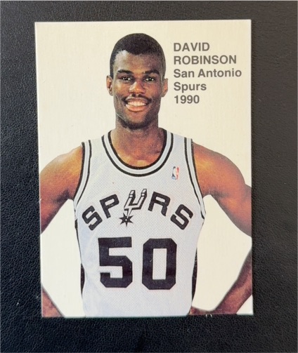 1990 NBA Superstars #NNO David Robinson — front