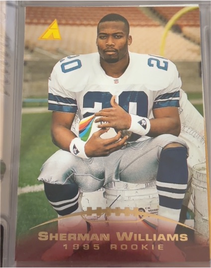 1995 Pinnacle #223 Sherman Williams Rookie — front