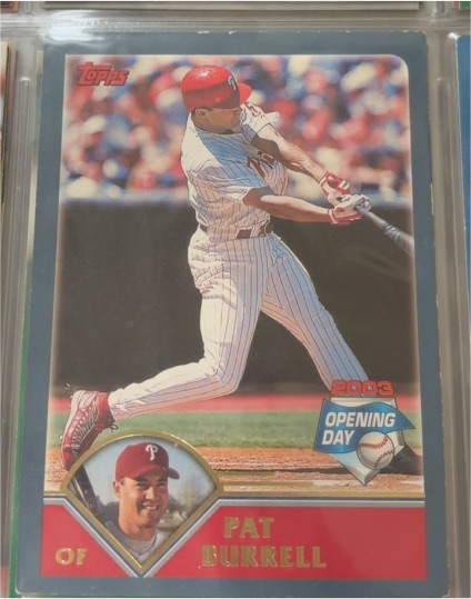 2003 Topps Opening Day #121 Pat Burrell — front