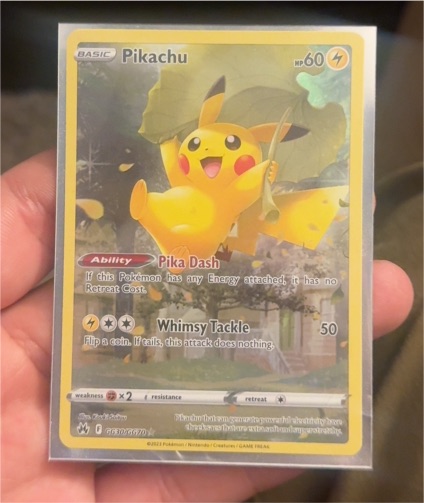 2022 Pokémon Crown Zenith #GG30 Pikachu — front