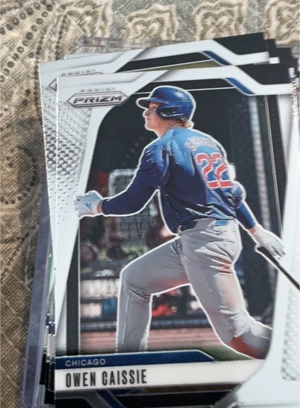 2025 Panini Prizm #89 Owen Caissie — front
