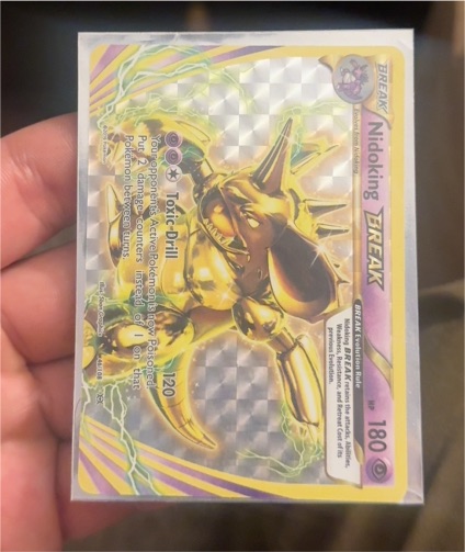 2016 Pokémon XY Evolutions #46 Nidoking BREAK — front